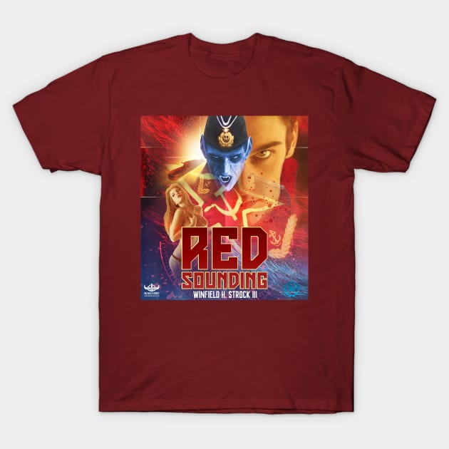 Red Sounding T-Shirt by Plasmafire Graphics